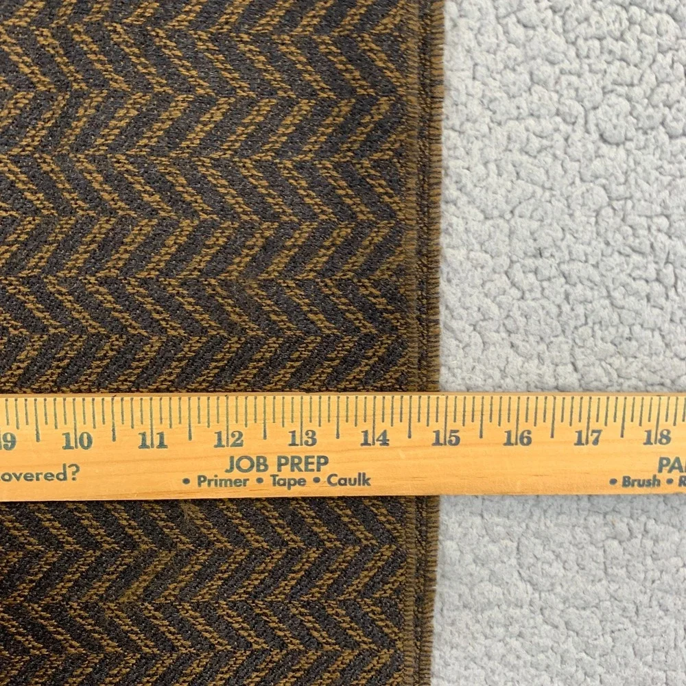 Scarf Merino Wool Germany Geometric Herringbone Chevron Size 15x60 SOFT